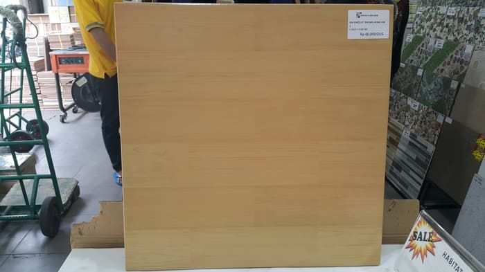KIA Keramik lantai Parquet Brown
