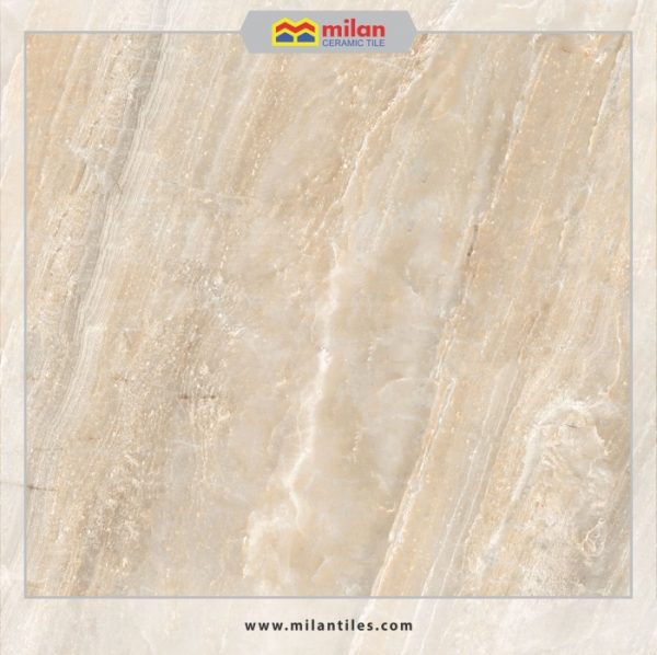 Milan Saga Cream 50x50 Keramik Lantai Motif Marble Glossy